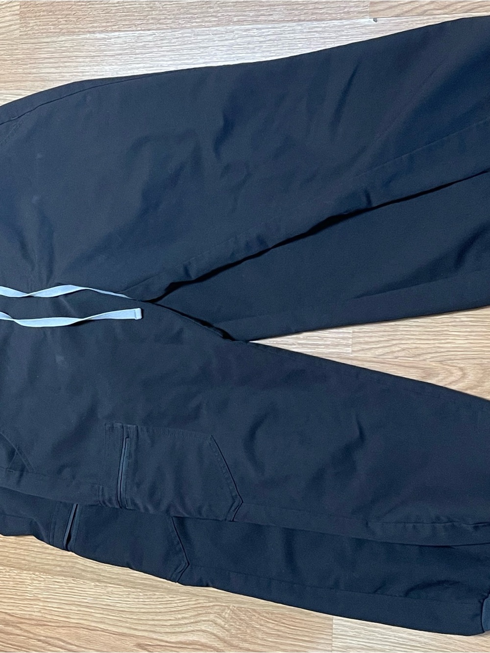 FIGS Black jogger scrub pants size large lot of 2